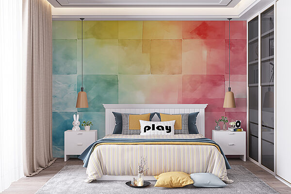 Plăci pătrate colorate Plăci pătrate colorate