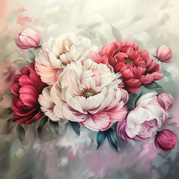 Pictura de flori pe o suprafață Pictura de flori pe o suprafață