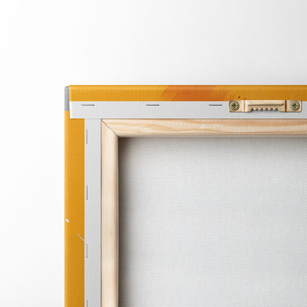 Cat with colorful paint splashes