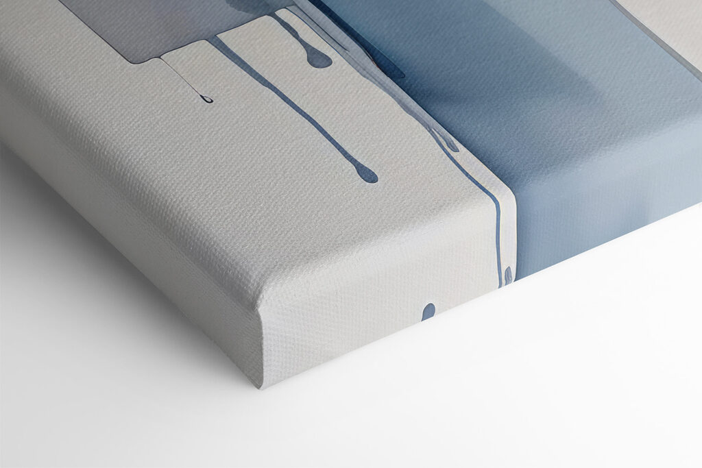 Blue and white striped background