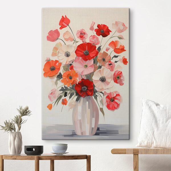 Pictura de flori într-o vază Pictura de flori într-o vază