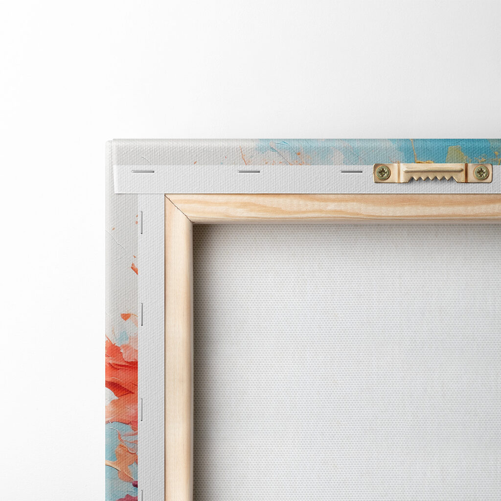 Painting of a colorful tree