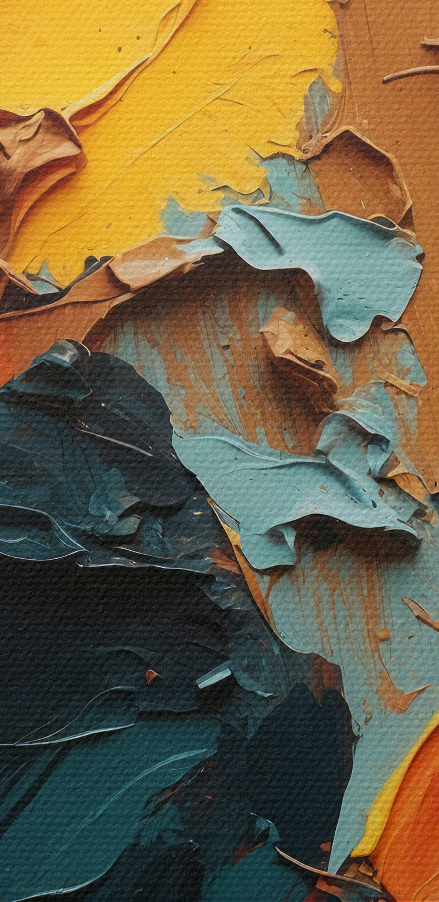 Vedere de aproape a unei picturi
