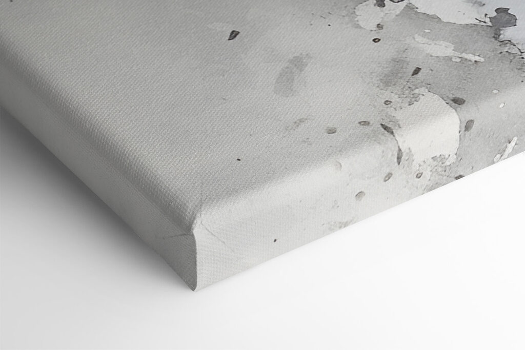 White and gray background