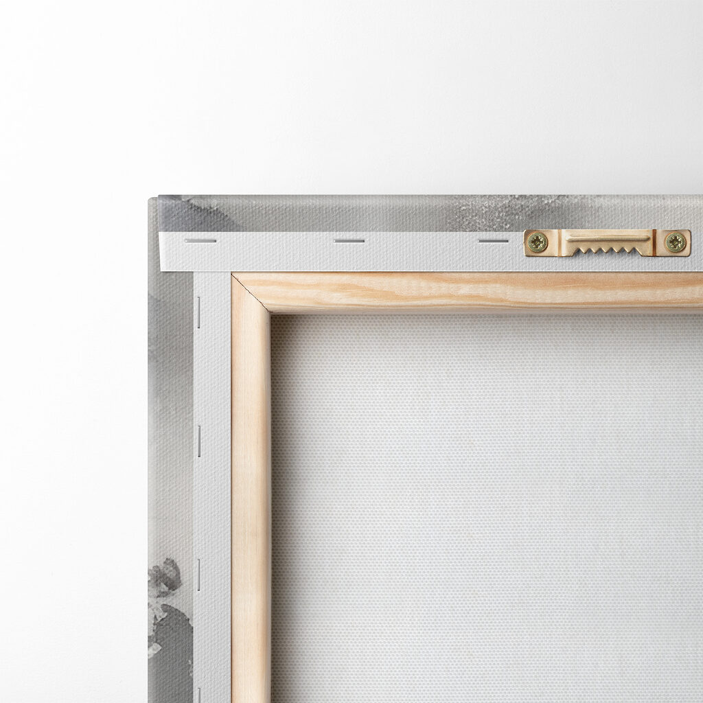 White and gray background