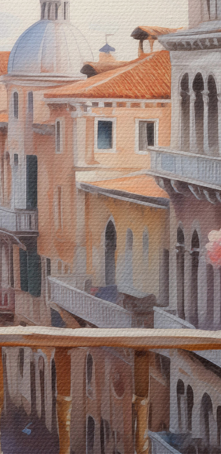 Vedere a unui oraș de la un balcon