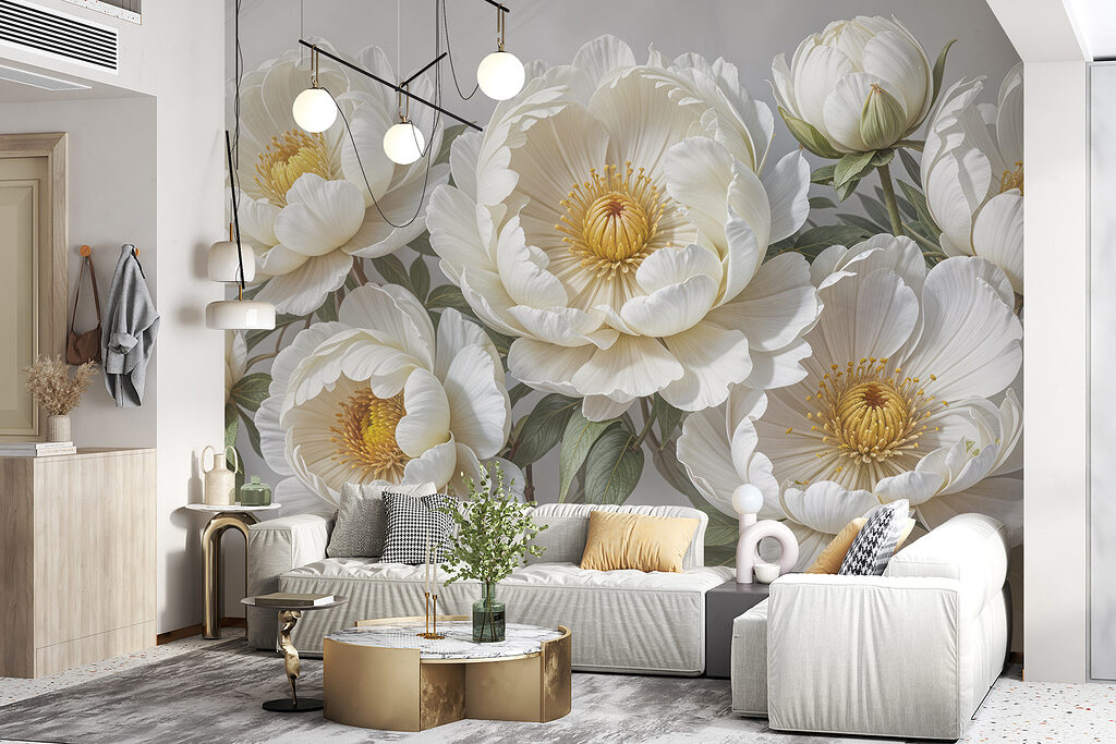 Group of white flowers