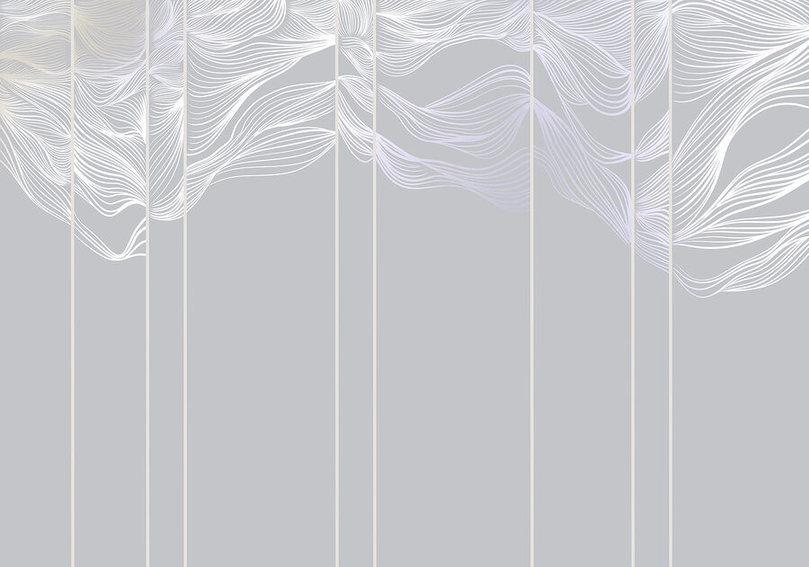 Alb și violet line art Alb și violet line art