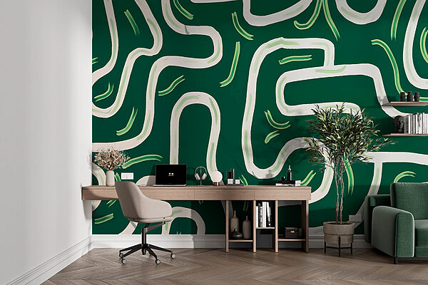 Labirint verde și alb Labirint verde și alb