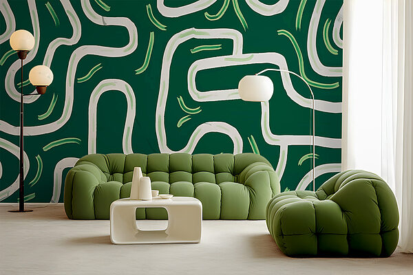 Labirint verde și alb Labirint verde și alb