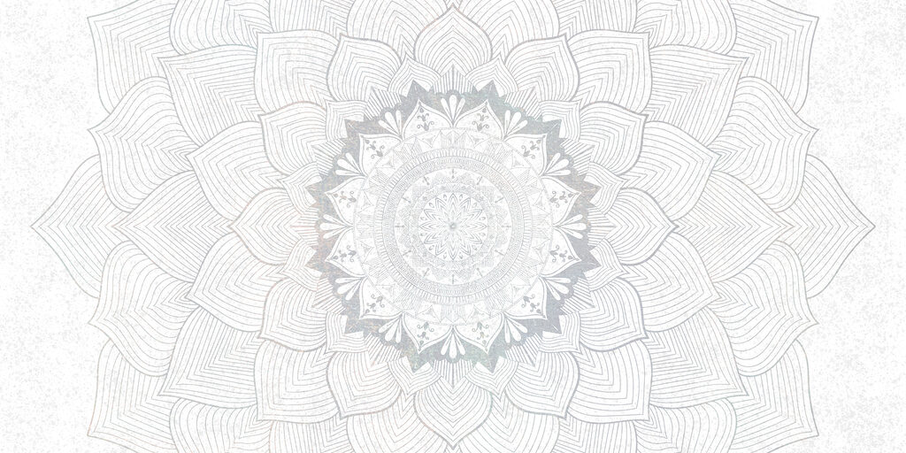 Mandala albă și gri Mandala albă și gri