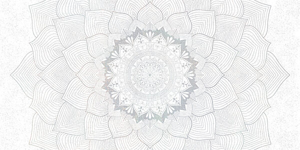 Mandala albă și gri Mandala albă și gri