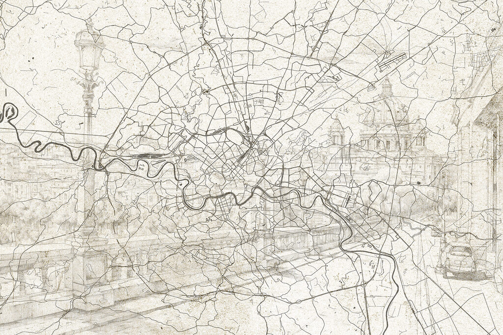 Map of a city Map of a city