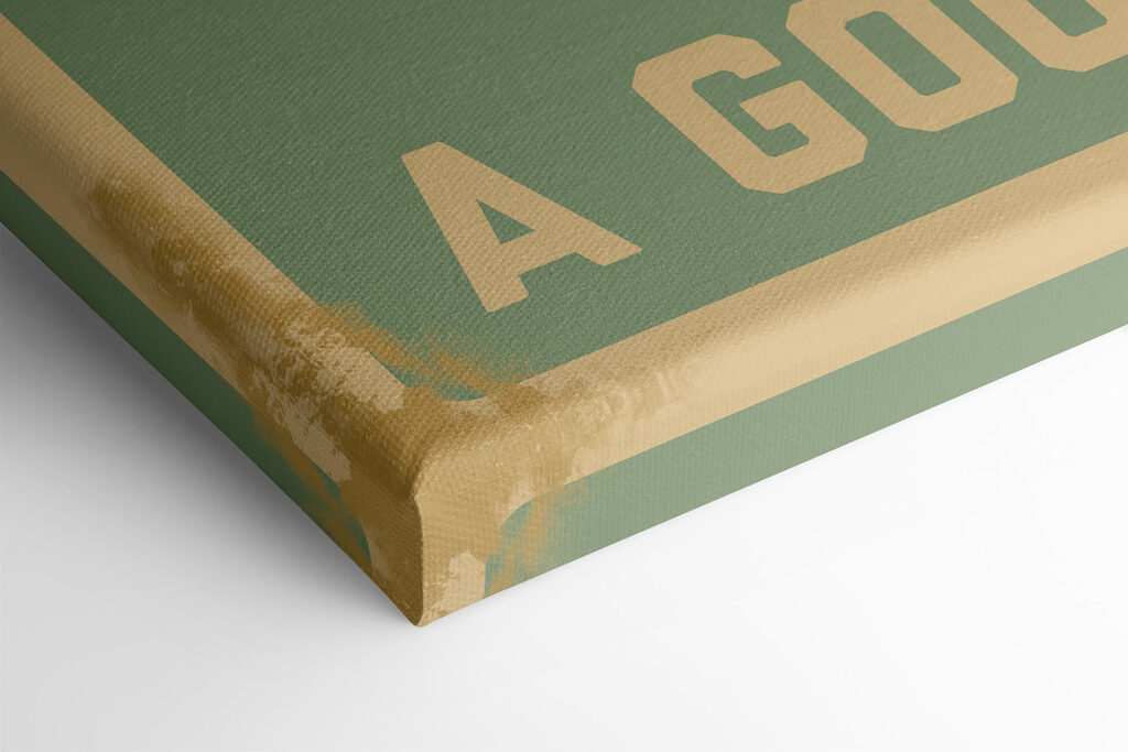 Tea kettle with text on it