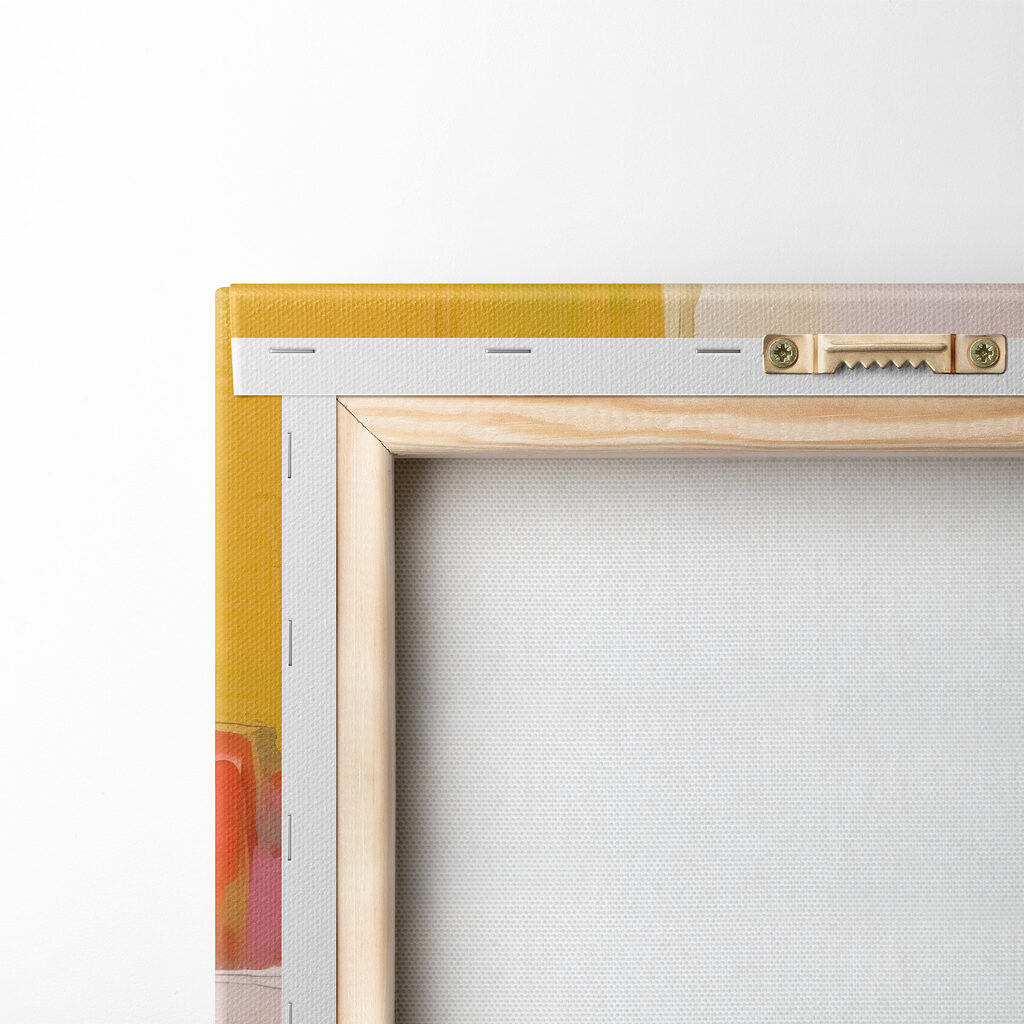 Painting of a colorful wall Painting of a colorful wall