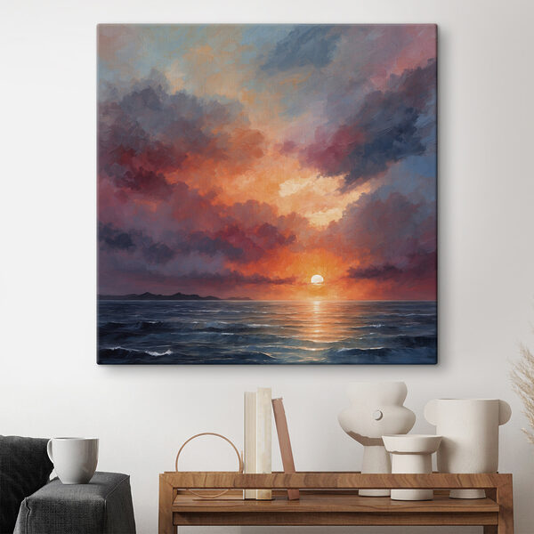 Apus de soare peste ocean Apus de soare peste ocean