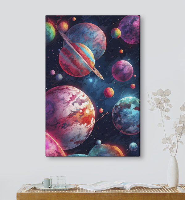 Planete colorate în spațiu Planete colorate în spațiu
