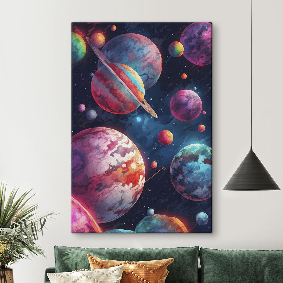 Planete colorate în spațiu