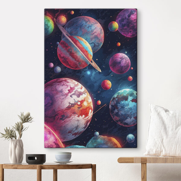 Planete colorate în spațiu Planete colorate în spațiu