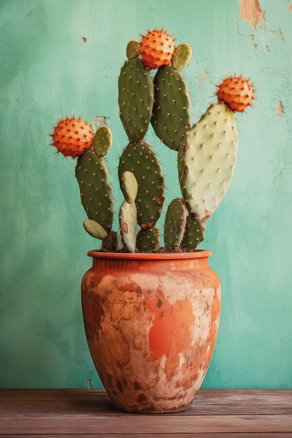 Cactus într-un ghiveci Cactus într-un ghiveci