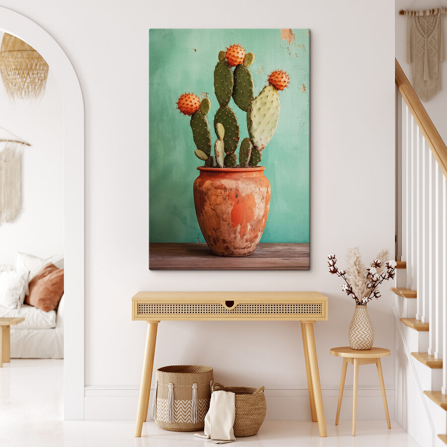 Cactus într-un ghiveci