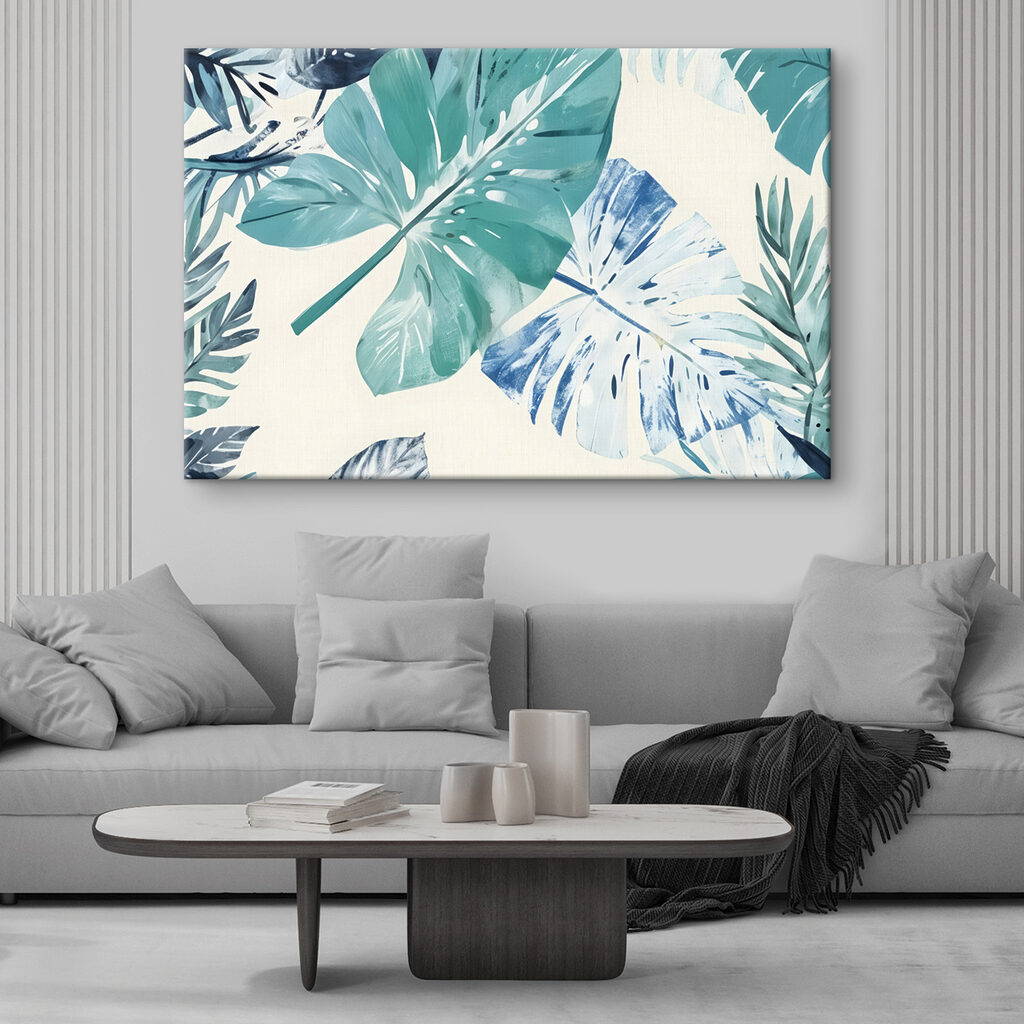 Tropical leaves in vibrant colors Tropical leaves in vibrant colors