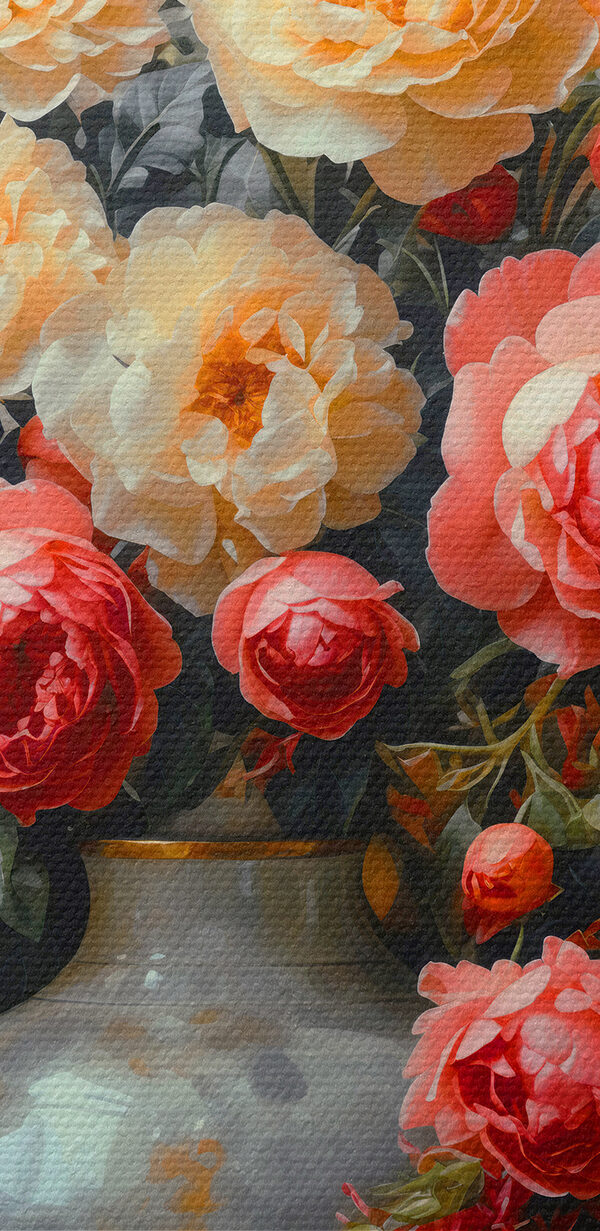 Vază de flori pe o masă s40733pzvl 600x1231 - Vază de flori pe o masă