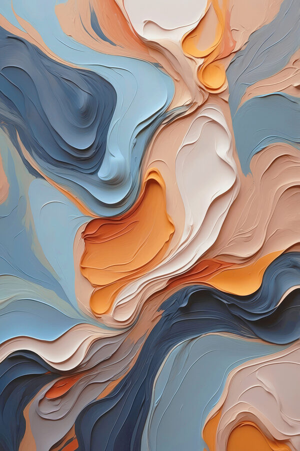 Vârtejuri colorate de vopsea Vârtejuri colorate de vopsea