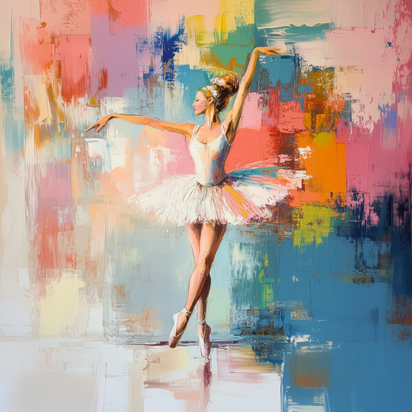 Femeie în tutu dansând Femeie în tutu dansând
