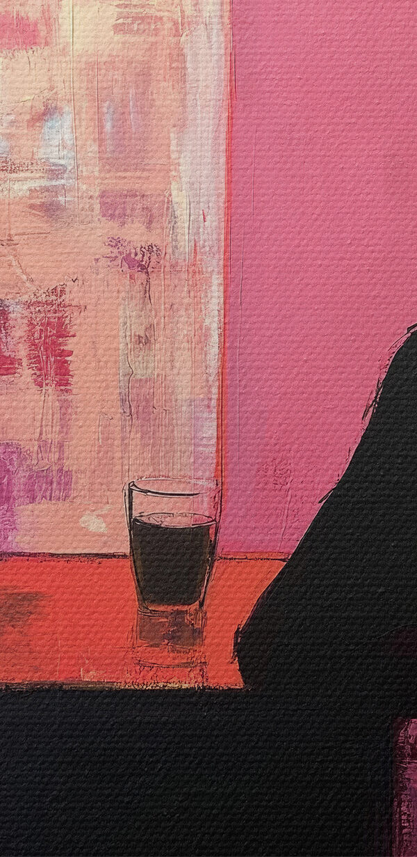 Pictura unei femei care stă la o masă Pictura unei femei care stă la o masă