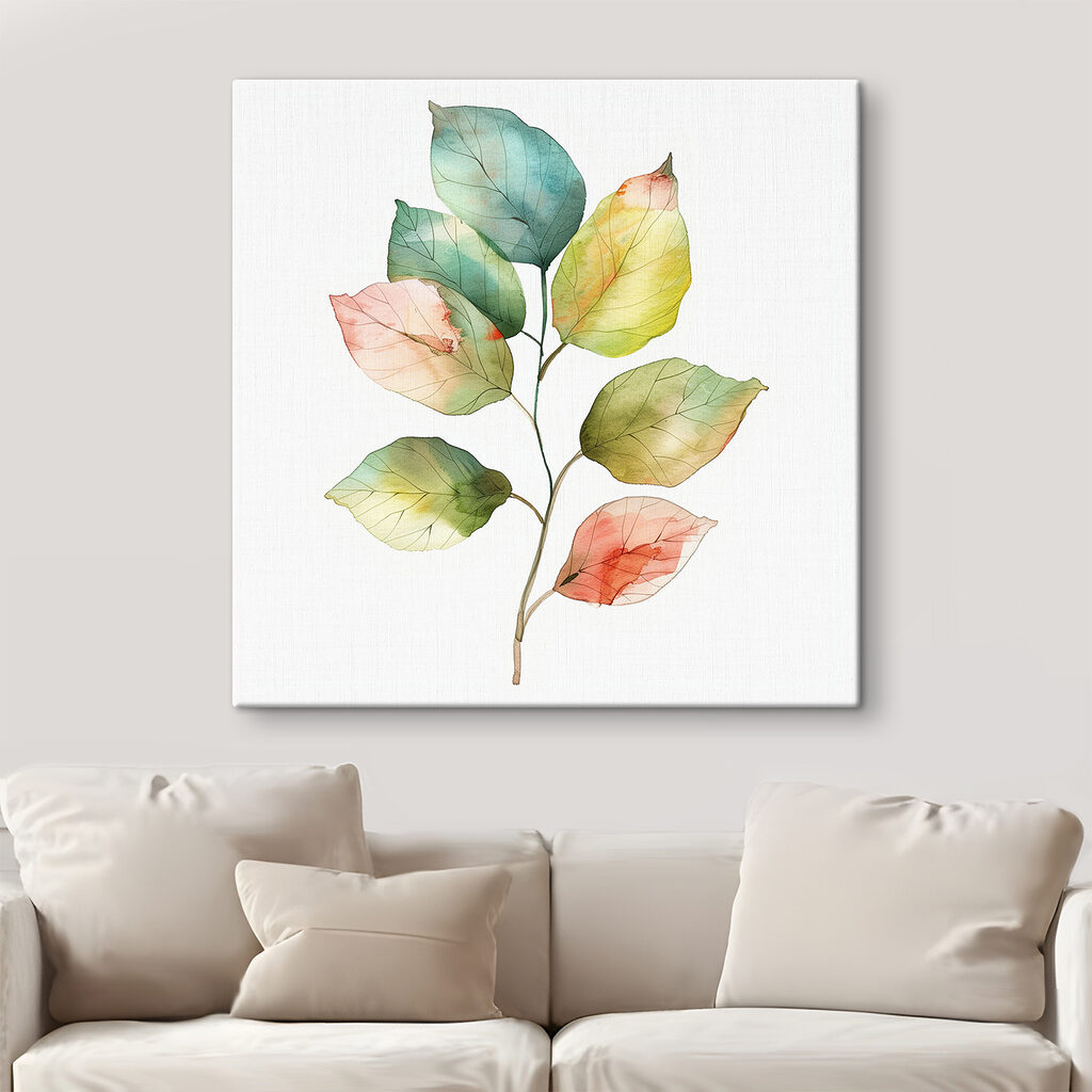 Watercolor of a leaf