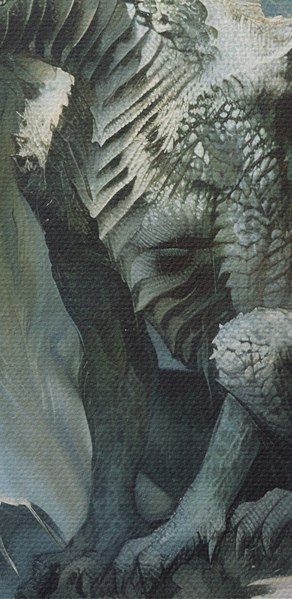 Dragon așezat pe o stâncă Dragon așezat pe o stâncă