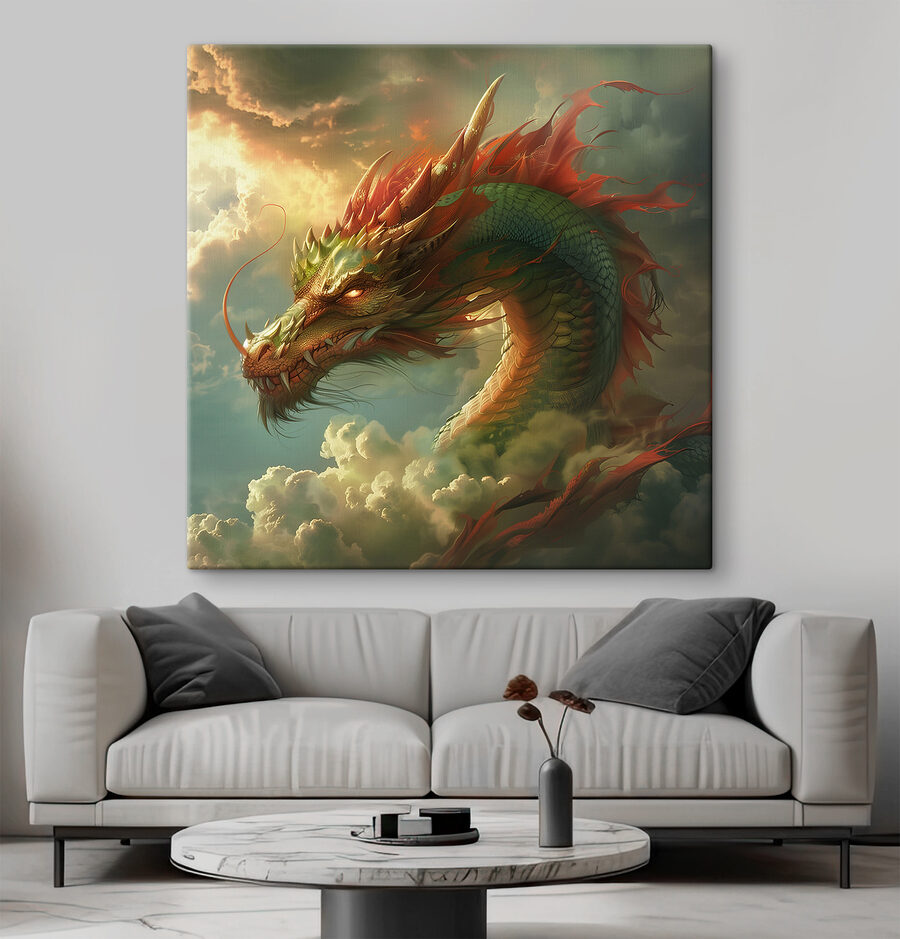 Dragon în nori