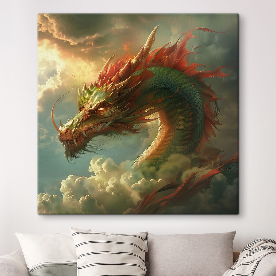 Dragon în nori