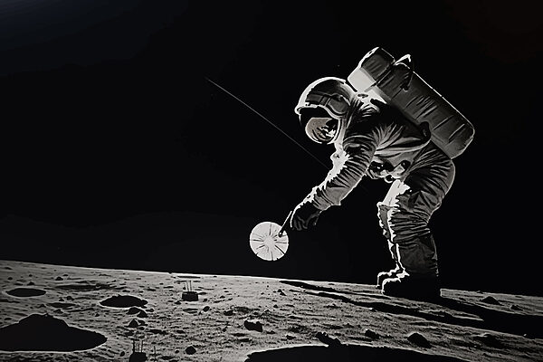 Astronaut pe Lună Astronaut pe Lună