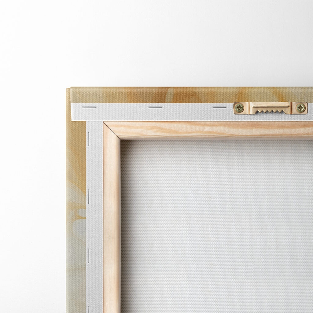 Close up of a painting