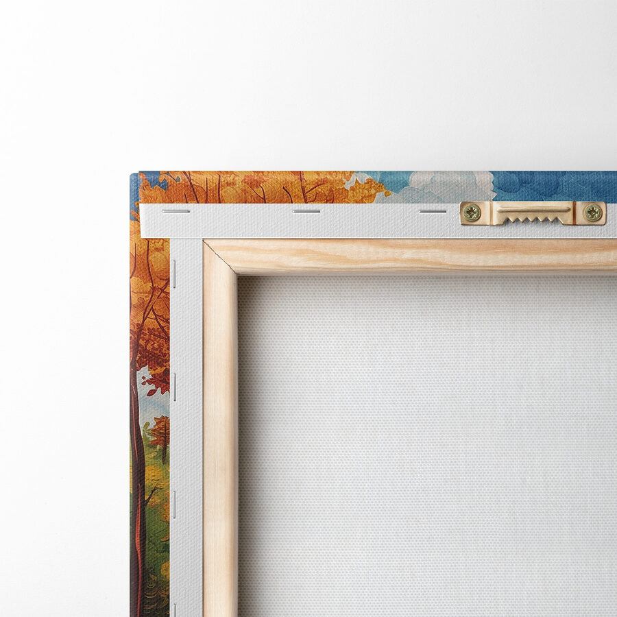 Pictura unui râu care curge printr-o pădure Pictura unui râu care curge printr-o pădure