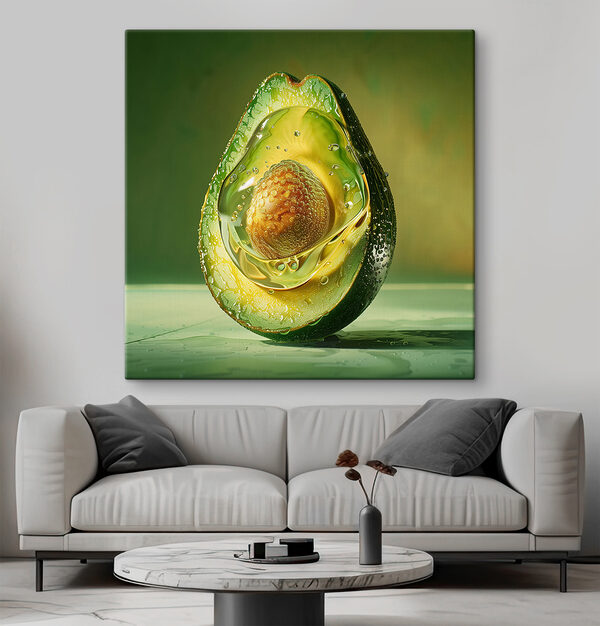 Avocado tăiat în jumătate Avocado tăiat în jumătate