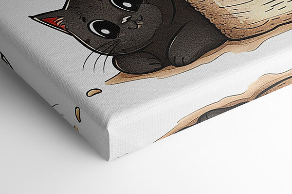 Group of cats on a tower