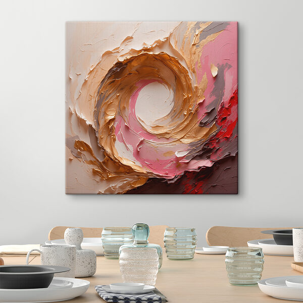 Swirl of paint on a wall Swirl of paint on a wall