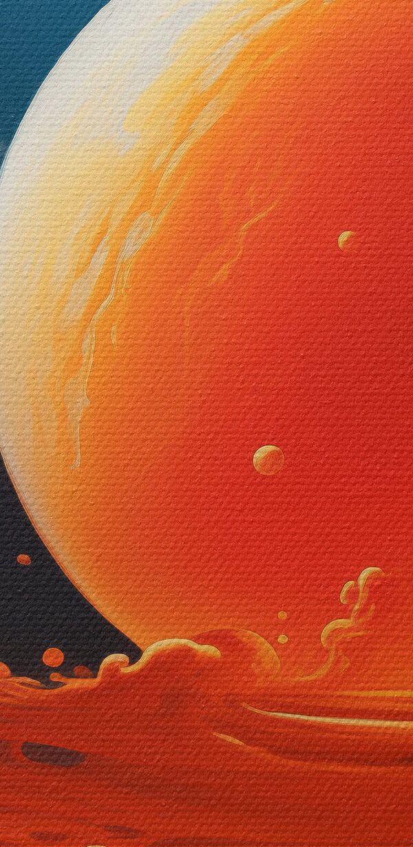 Casă pe cer cu planete Casă pe cer cu planete