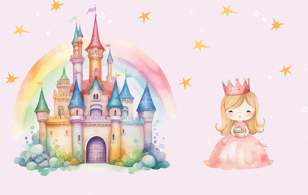 Desen animat cu o prințesă și un castel w01397p 1024x651 - Desen animat cu o prințesă și un castel