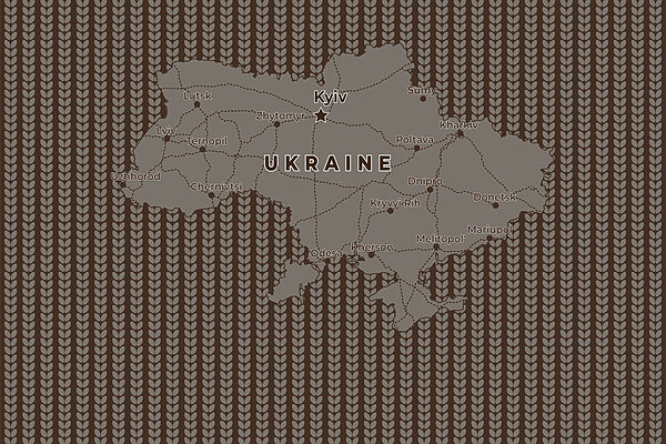 Harta ucrainei cu linii și orașe Harta ucrainei cu linii și orașe