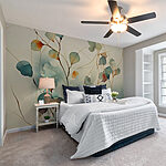 Fototapet Pictura unei plante cu frunze