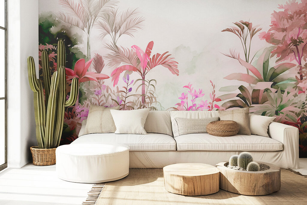 Painting of plants and flowers