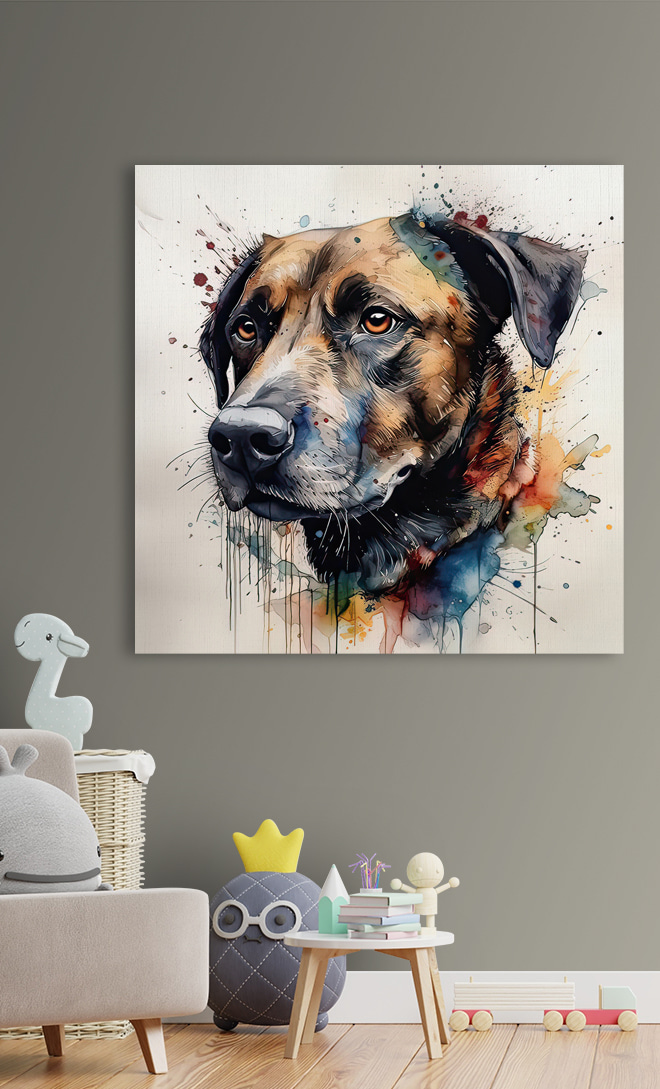 Pictura unui câine