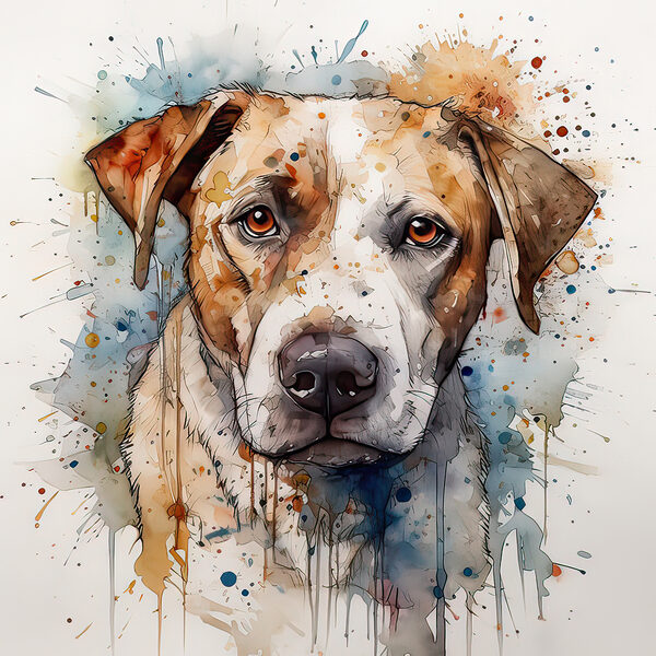 Pictura unui câine Pictura unui câine