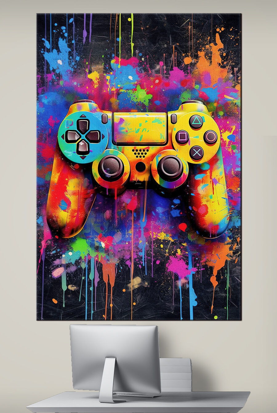 Controler colorat pentru jocuri video