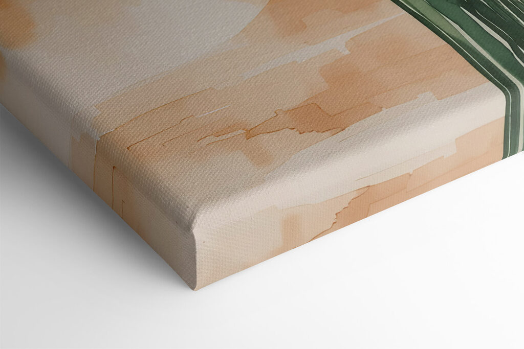 Painting of a cactus and a sun