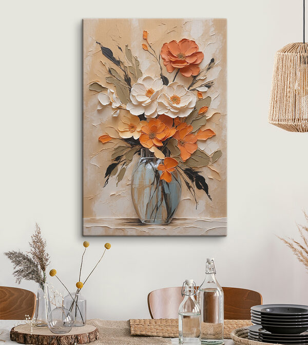 Pictura de flori într-o vază Pictura de flori într-o vază